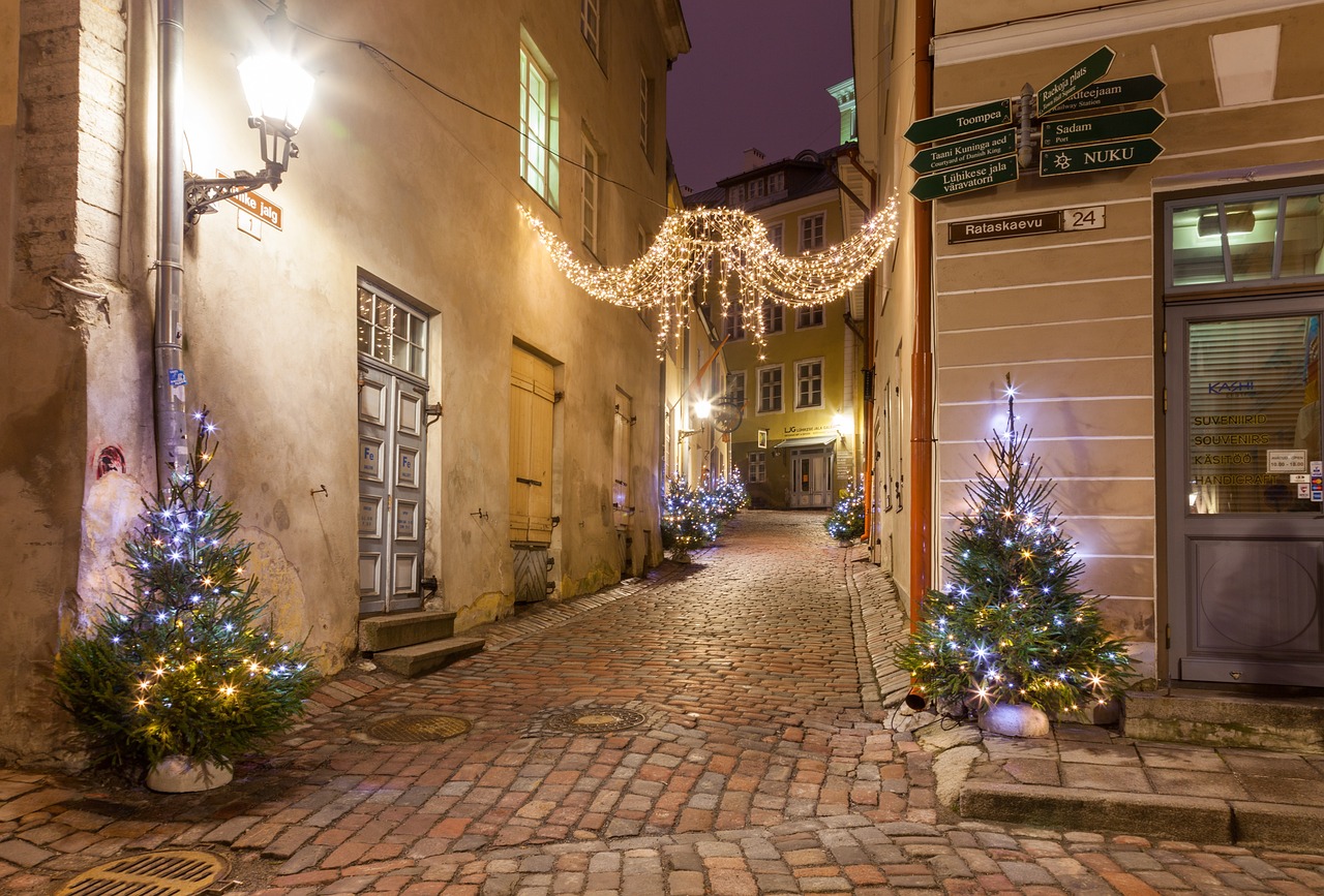 allée de pavés