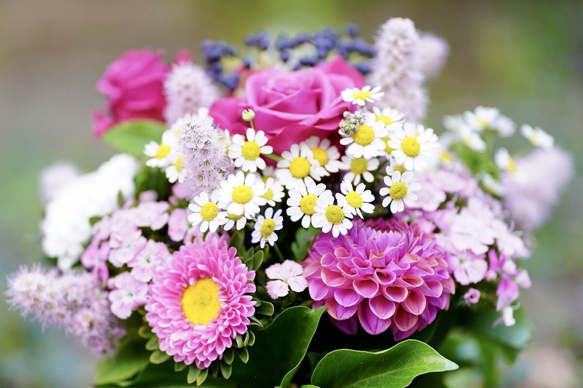 Les couleurs dans les compositions florales