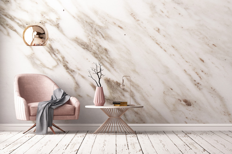 mur en marbre