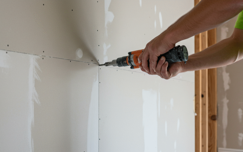 3 astuces pour une pose de plaques de plâtre sans défaut