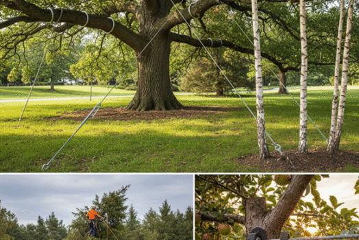 Quand et pourquoi réaliser un haubanage d’arbres dans votre jardin