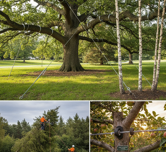 Quand et pourquoi réaliser un haubanage d’arbres dans votre jardin