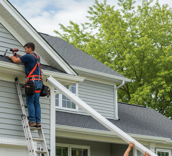 Pose de gouttière : quel matériau pour chaque type de maison ?